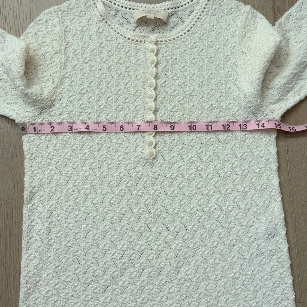NWOT sezane alexa jumper ecru size small - Picture 10 of 16